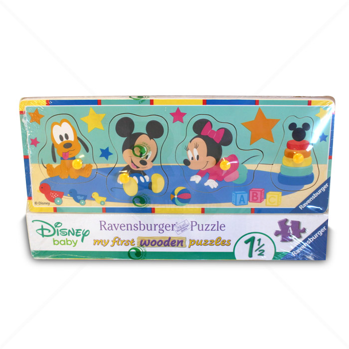 Holzsteckpuzzle Ravensburger Mickey Minnie und Pluto